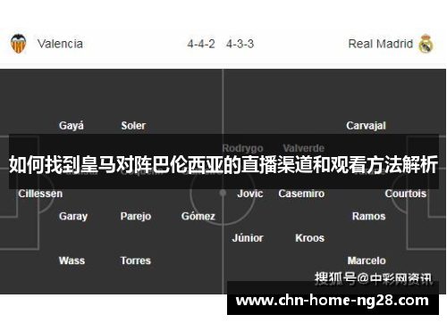 如何找到皇马对阵巴伦西亚的直播渠道和观看方法解析
