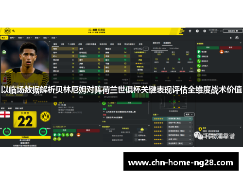 以临场数据解析贝林厄姆对阵荷兰世俱杯关键表现评估全维度战术价值 以临场数据解析贝林厄姆对阵荷兰世俱杯关键表现评估全维度战术价值